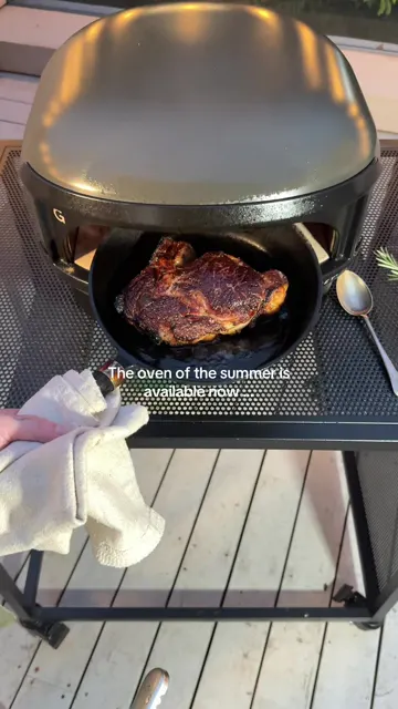 Cover frame of Gozney's outdoor cooking video for the Arc Lite