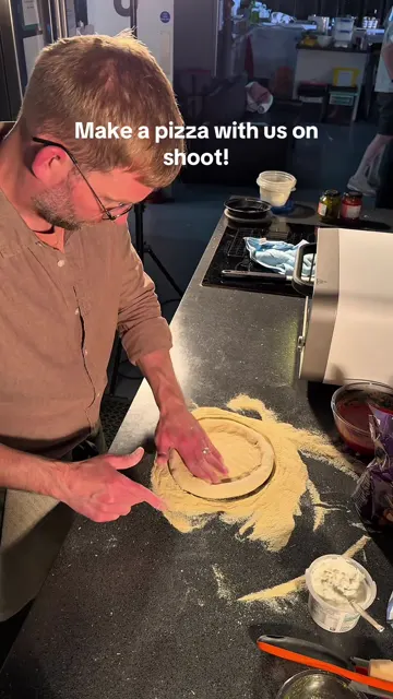 Cover frame of Ooni's pizza-making video from its Halo Core launch event, its second most-viewed recent post