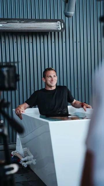 Brooks Running video of a runner seated at a desk in a studio, Brooks's most-viewed recent post.